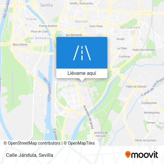 Mapa Calle Jándula