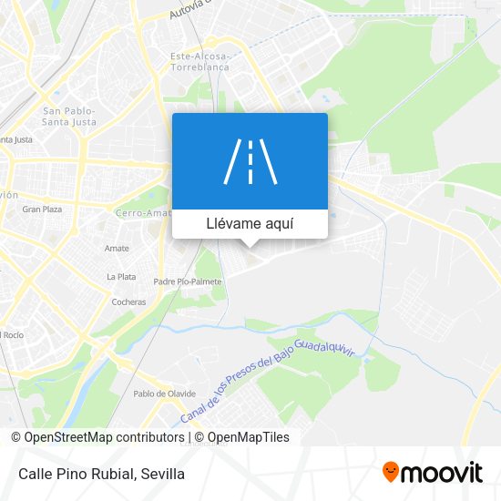 Mapa Calle Pino Rubial