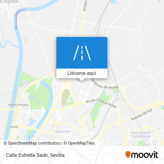 Mapa Calle Estrella Sadir