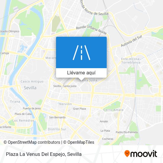 Mapa Plaza La Venus Del Espejo