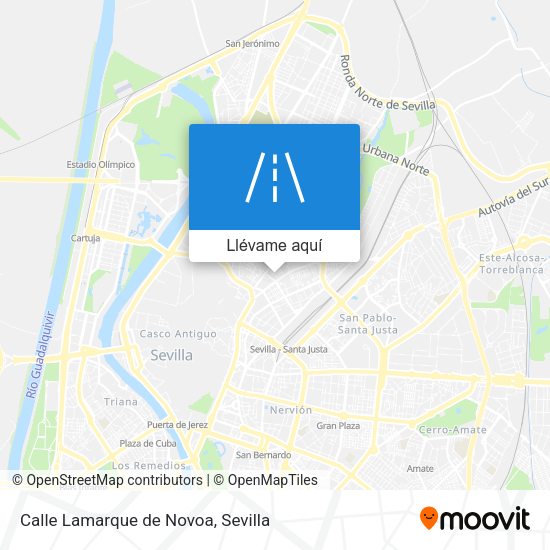 Mapa Calle Lamarque de Novoa