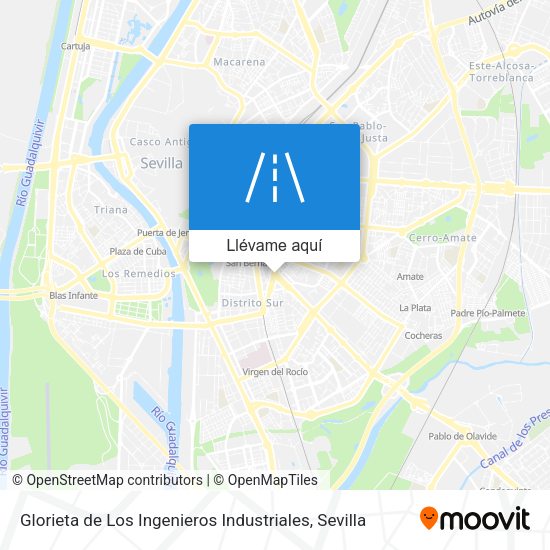 Mapa Glorieta de Los Ingenieros Industriales