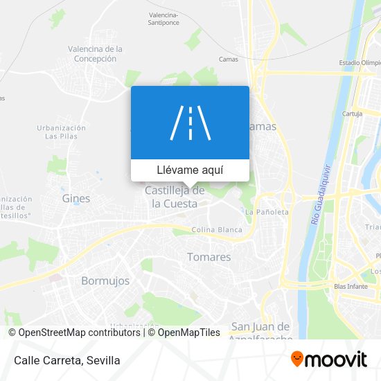 Mapa Calle Carreta