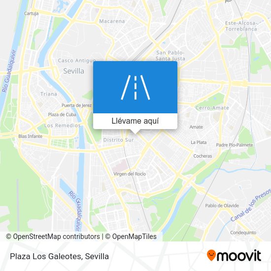 Mapa Plaza Los Galeotes
