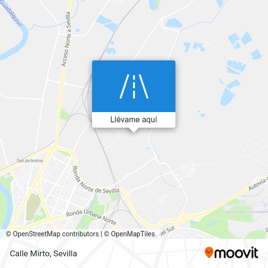 Mapa Calle Mirto