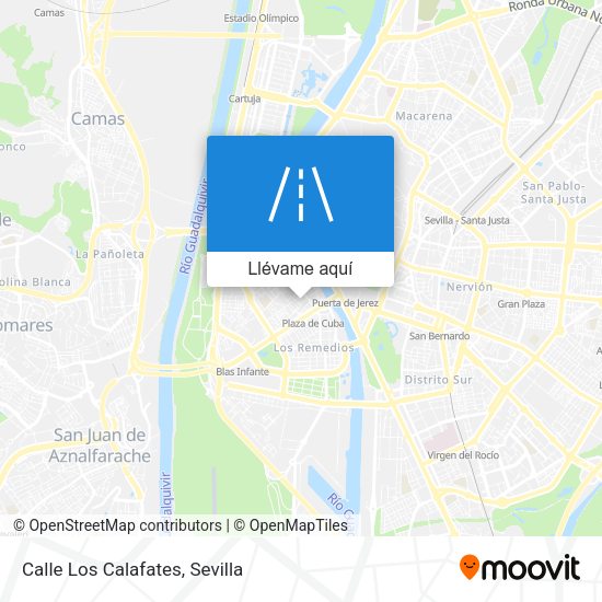 Mapa Calle Los Calafates