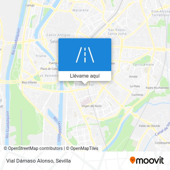 Mapa Vial Dámaso Alonso