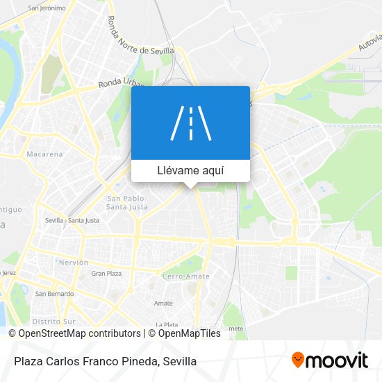 Mapa Plaza Carlos Franco Pineda