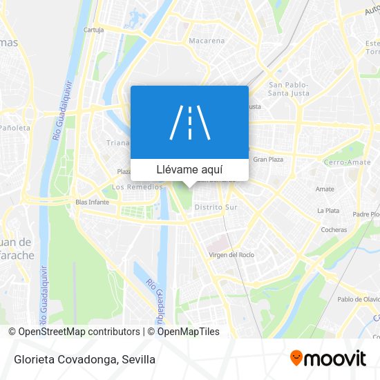 Mapa Glorieta Covadonga