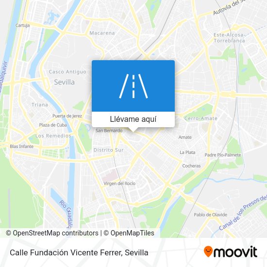 Mapa Calle Fundación Vicente Ferrer