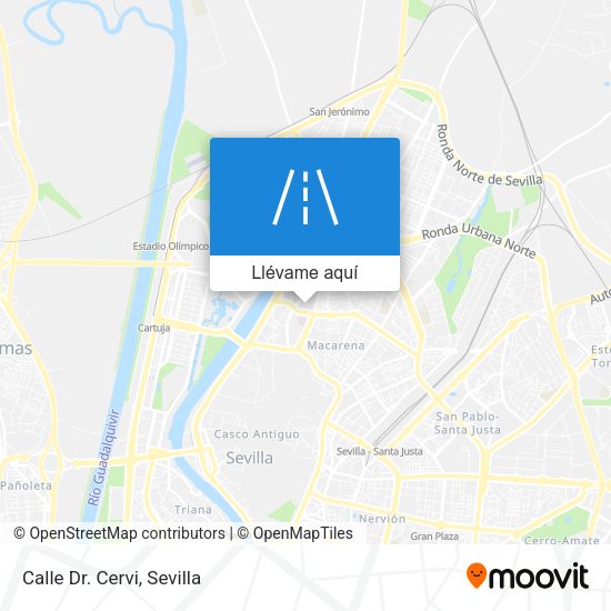 Mapa Calle Dr. Cervi