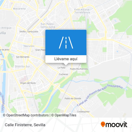 Mapa Calle Finisterre