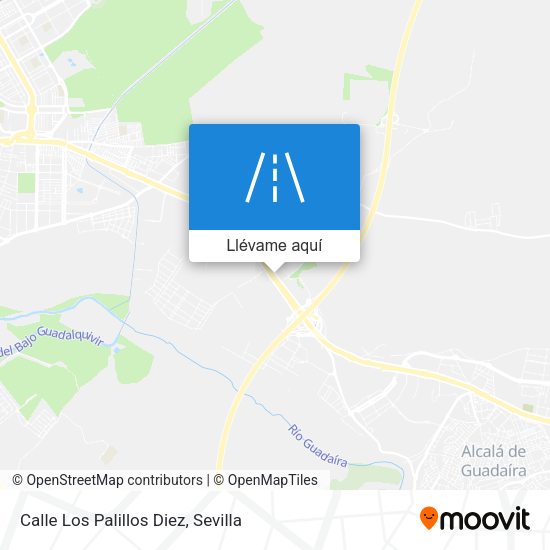 Mapa Calle Los Palillos Diez