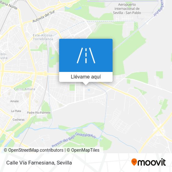 Mapa Calle Vía Farnesiana