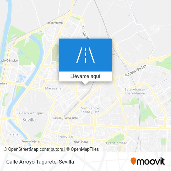 Mapa Calle Arroyo Tagarete