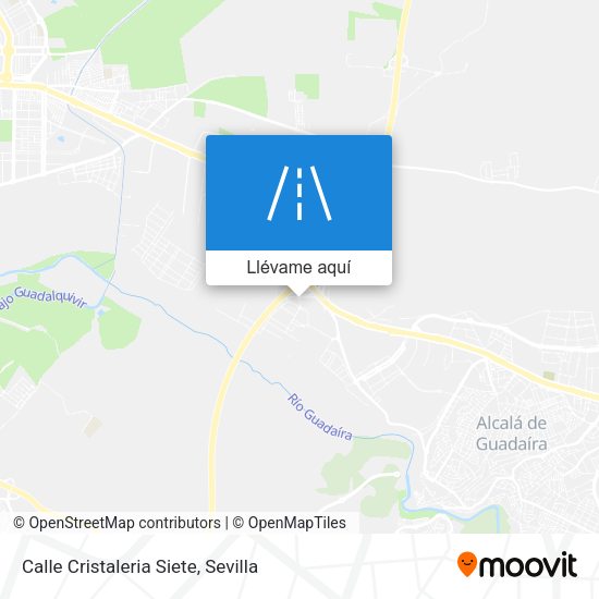 Mapa Calle Cristaleria Siete