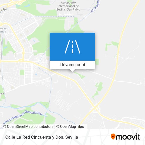 Mapa Calle La Red Cincuenta y Dos