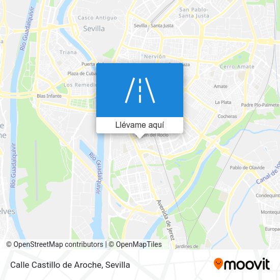 Mapa Calle Castillo de Aroche