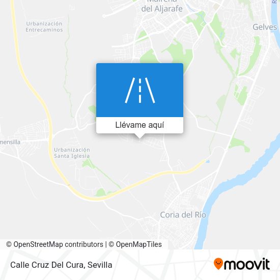 Mapa Calle Cruz Del Cura
