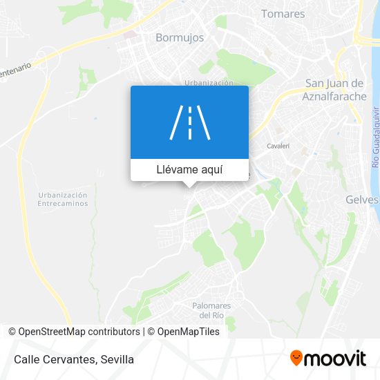 Mapa Calle Cervantes