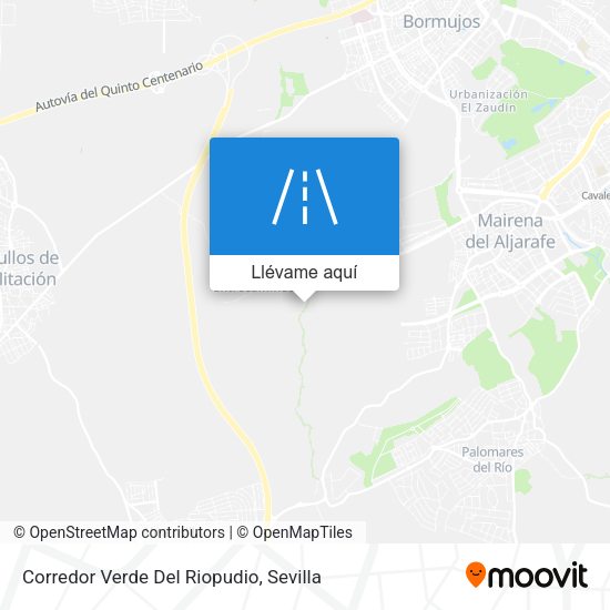 Mapa Corredor Verde Del Riopudio