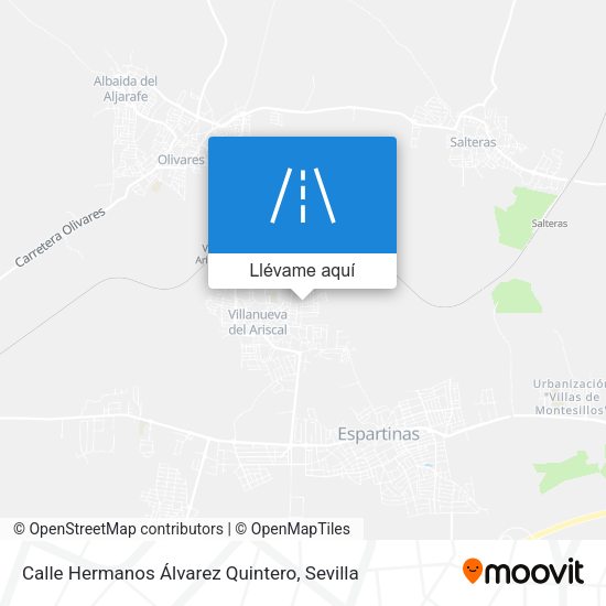 Mapa Calle Hermanos Álvarez Quintero