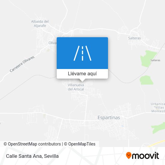 Mapa Calle Santa Ana