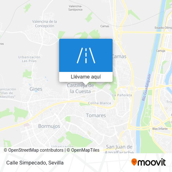 Mapa Calle Simpecado