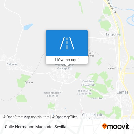 Mapa Calle Hermanos Machado