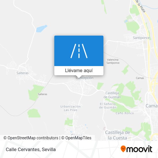 Mapa Calle Cervantes