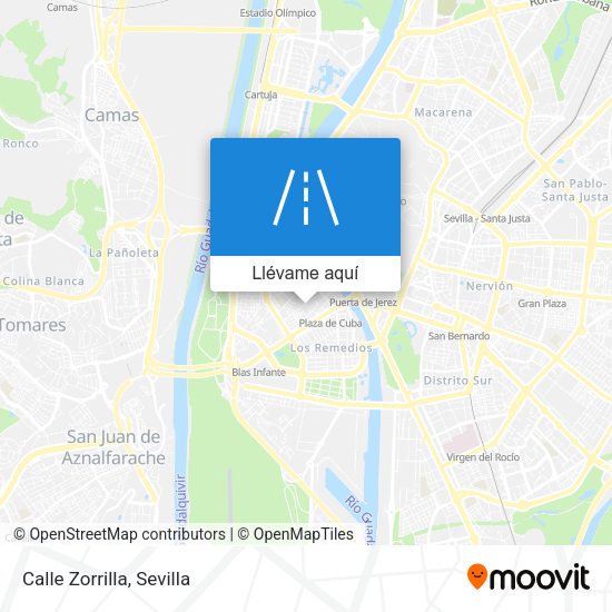 Mapa Calle Zorrilla
