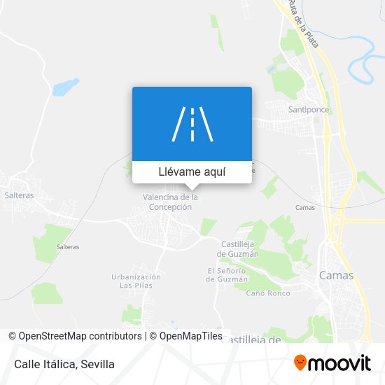 Mapa Calle Itálica