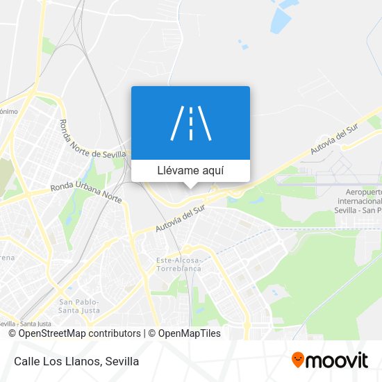 Mapa Calle Los Llanos