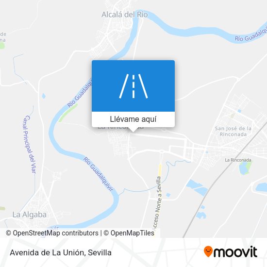 Mapa Avenida de La Unión