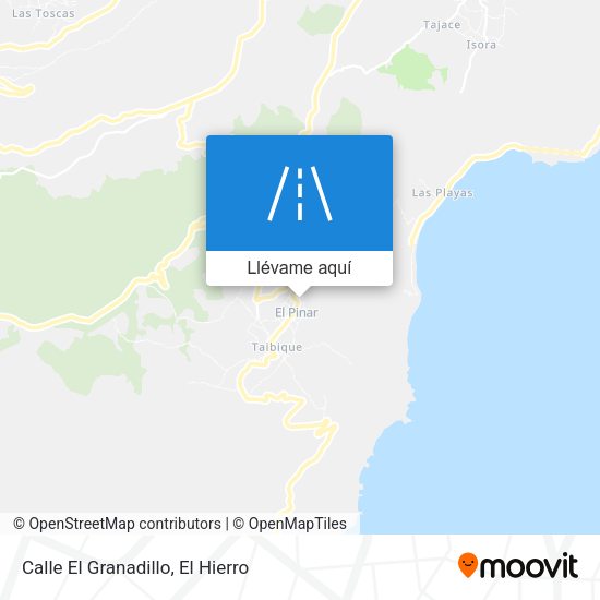 Mapa Calle El Granadillo