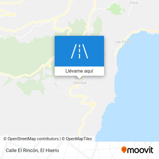 Mapa Calle El Rincón