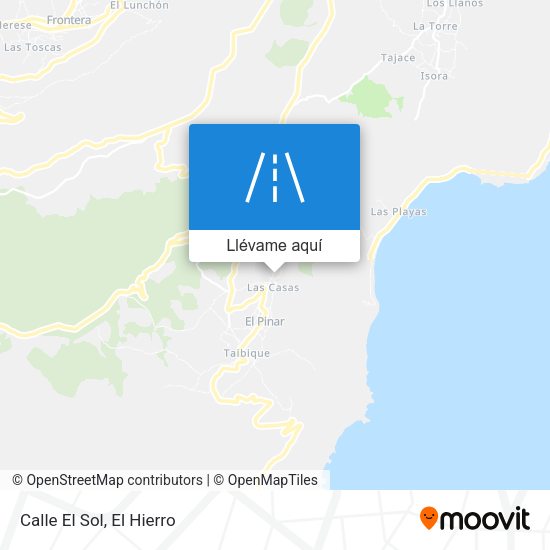 Mapa Calle El Sol