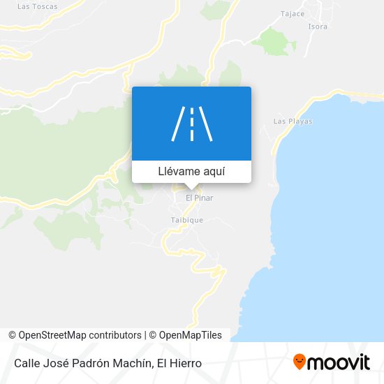 Mapa Calle José Padrón Machín