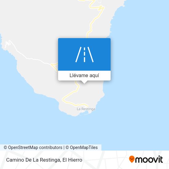 Mapa Camino De La Restinga
