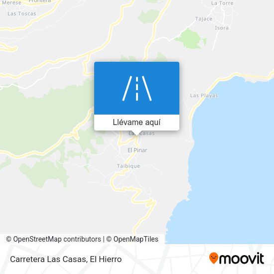 Mapa Carretera Las Casas