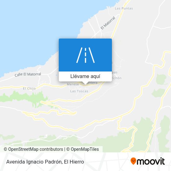 Mapa Avenida Ignacio Padrón