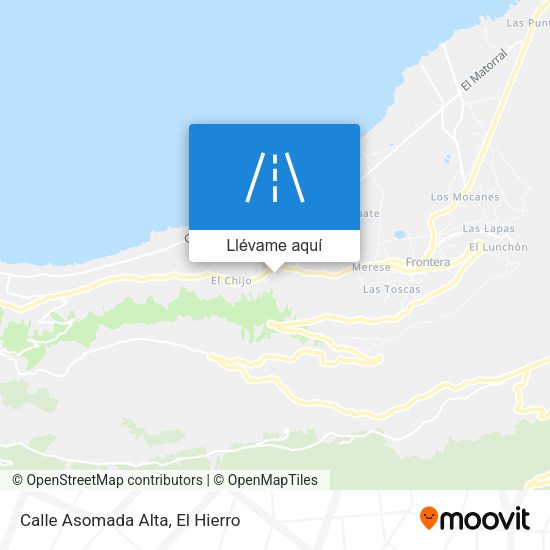 Mapa Calle Asomada Alta