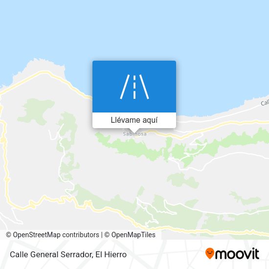 Mapa Calle General Serrador