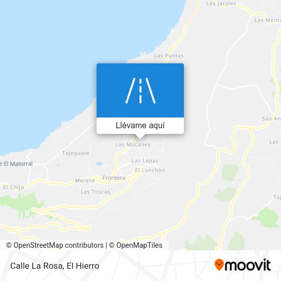 Mapa Calle La Rosa