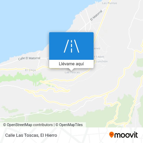 Mapa Calle Las Toscas