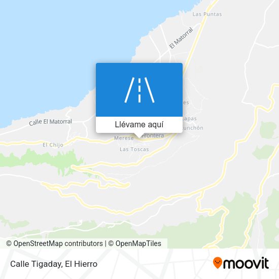 Mapa Calle Tigaday