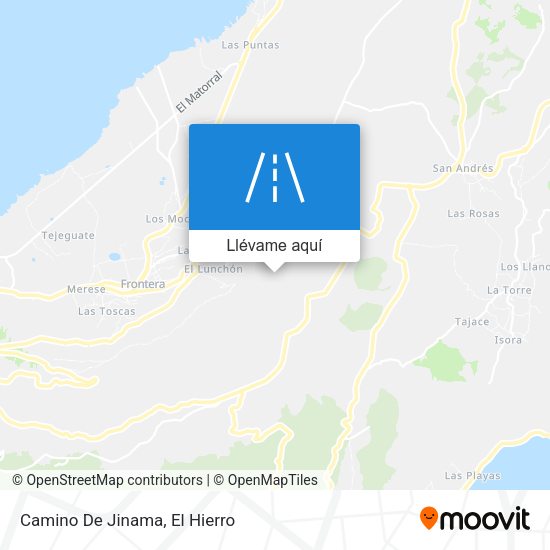 Mapa Camino De Jinama