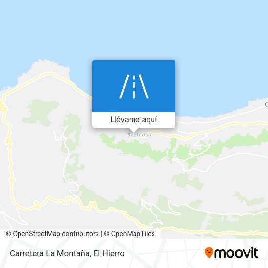 Mapa Carretera La Montaña