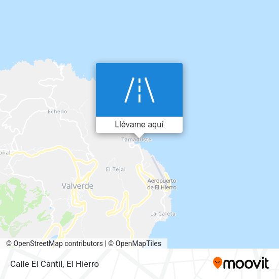 Mapa Calle El Cantil