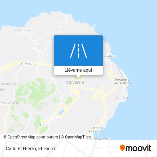 Mapa Calle El Hierro